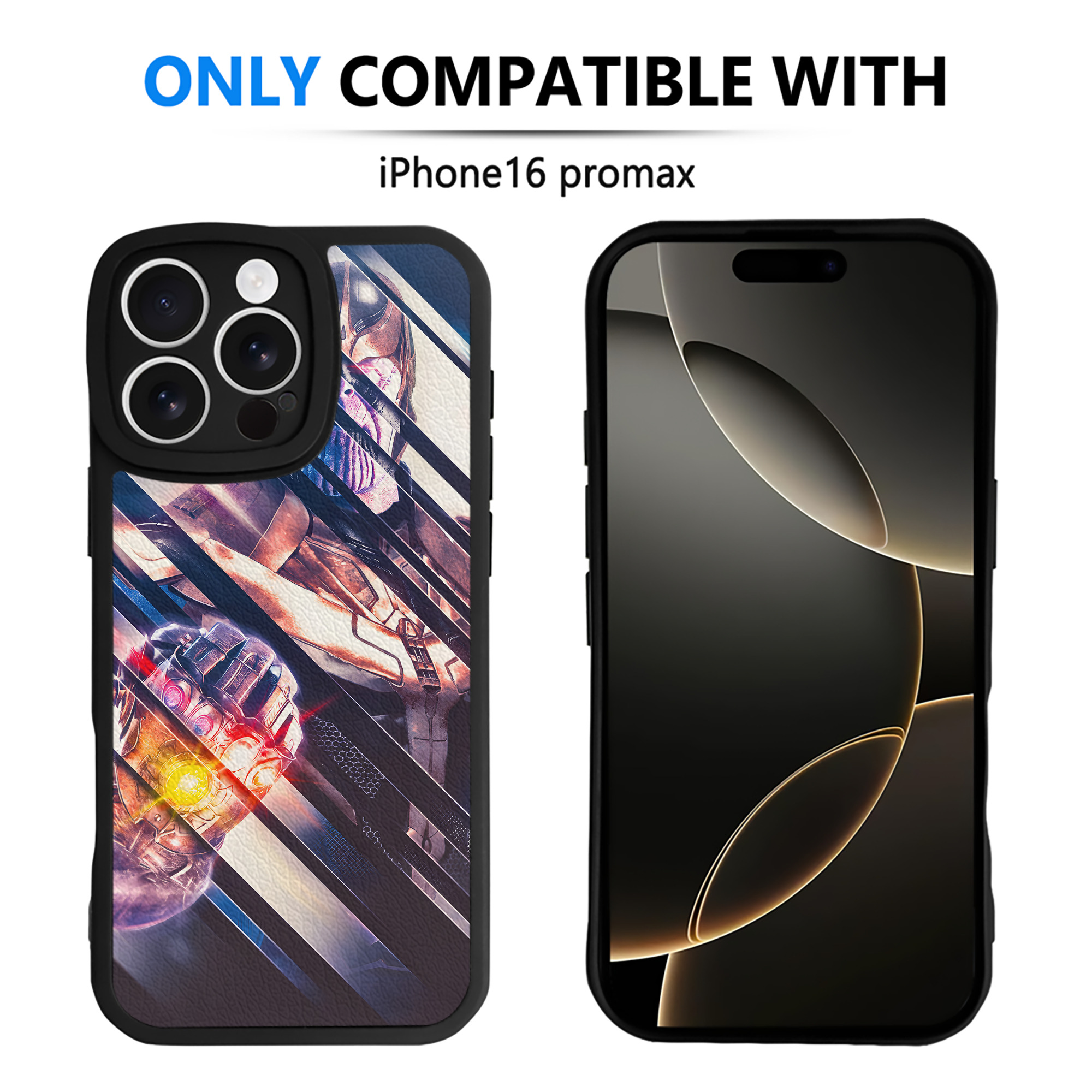（画像用） アベンジャーズ The Avengers 【iPhone 16シリーズ対応】シリコンスマホケース（レザー調） 材質：シリコン
